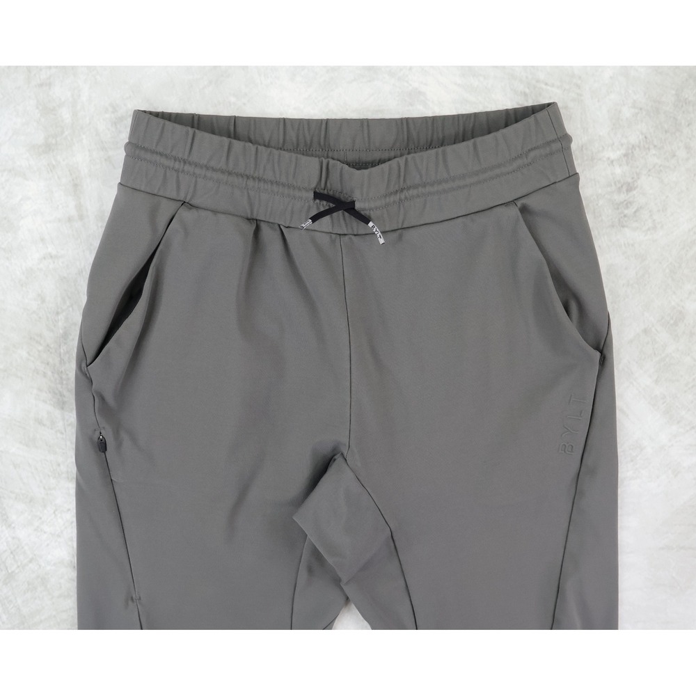 BYLT Active Jogger Men Size M Grey Premium Basics Stretch Athletic Pants - Picture 3 of 10